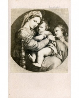 Peinture de Raphaël (Vierge à la chaise)