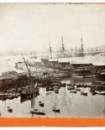 Vue du port de Toulon avec bateaux bagne (b)