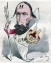 Caricature du poéte et photographe amateur Vacquerie