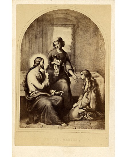Peinture sulpicienne (Jésus avec Marthe et Marie)
