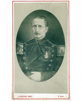 Portrait (gravé) d'un militaire décoré de la légion d'honneur